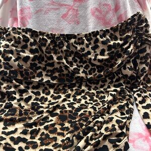 Leopard Print Skirt